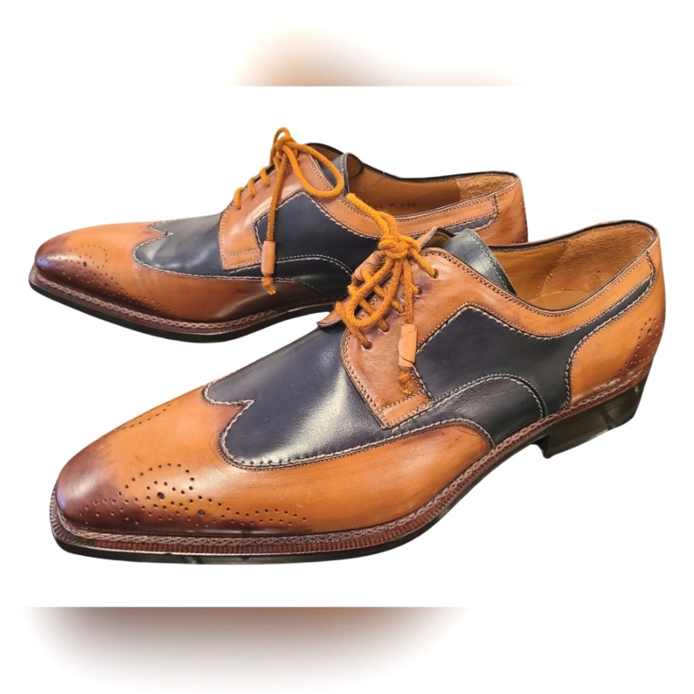 MEZLAN ▪︎ Custom Brogue Leather Shoes - US 10.5